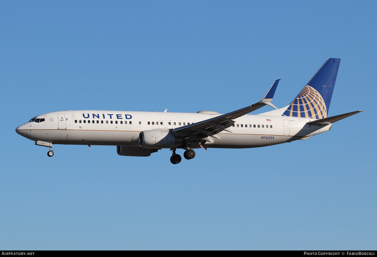 Aircraft Photo of N76523 | Boeing 737-824 | United Airlines | AirHistory.net #551546