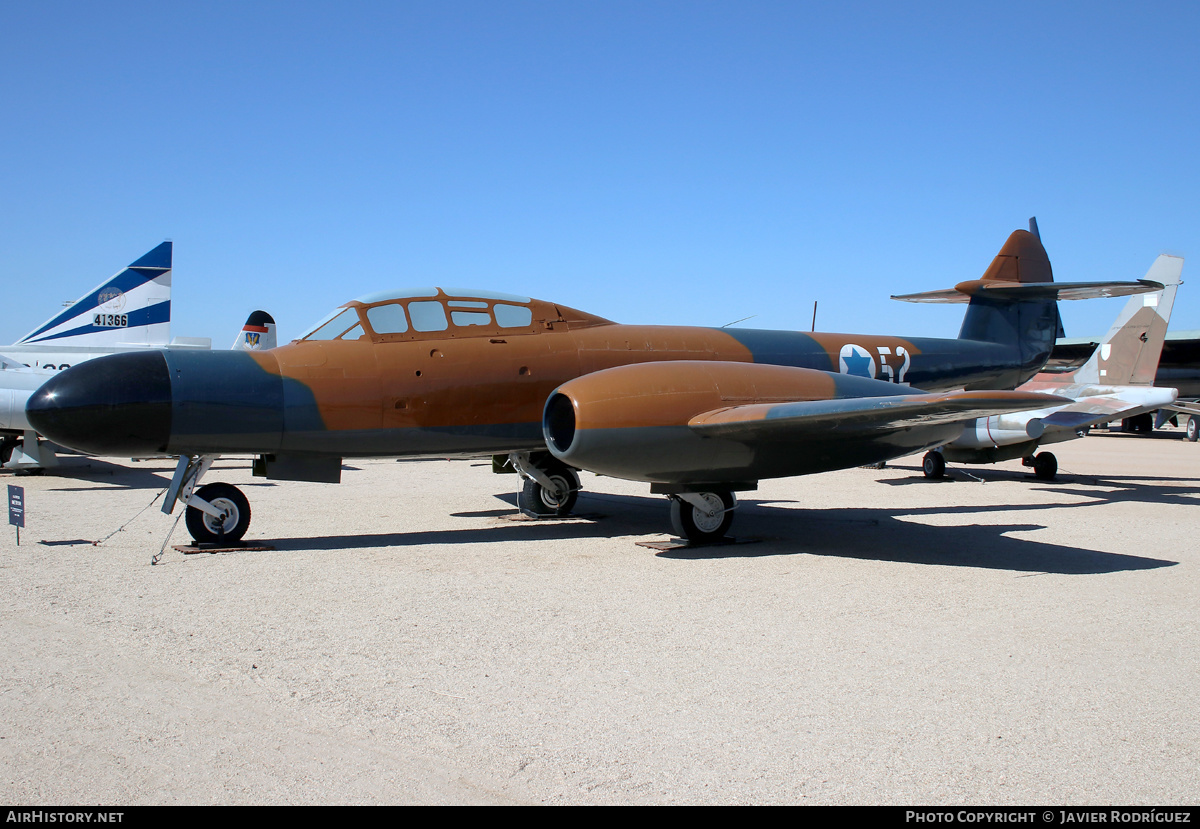 Aircraft Photo of WF877 | Gloster Meteor T7 | Israel - Air Force | AirHistory.net #551552