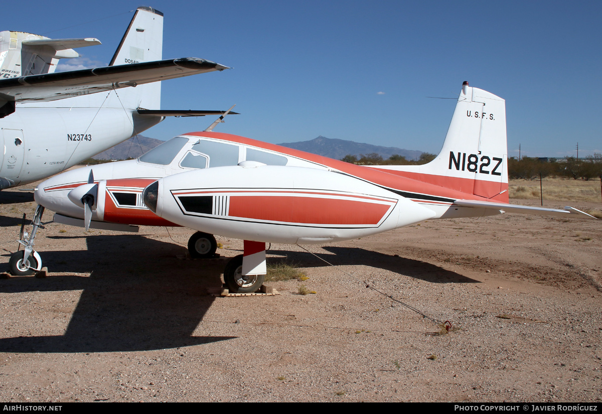 Aircraft Photo of N182Z | Cessna U-3A Blue Canoe (310A/L-27A) | US Forest Service - USFS | AirHistory.net #551567