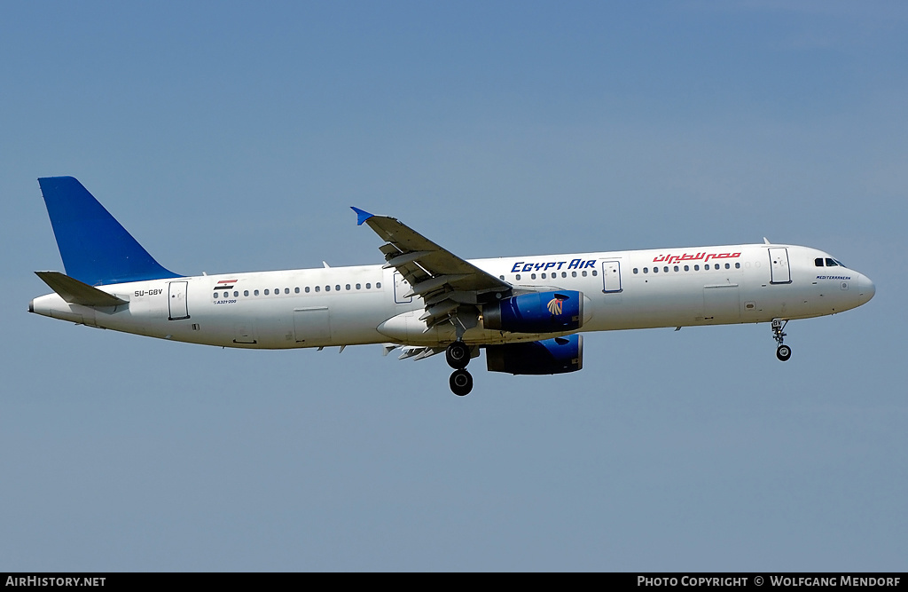 Aircraft Photo of SU-GBV | Airbus A321-231 | EgyptAir | AirHistory.net #551577