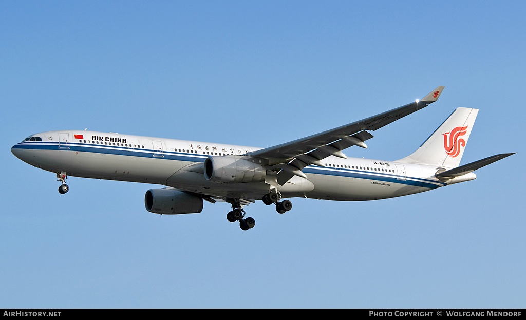 Aircraft Photo of B-6512 | Airbus A330-343E | Air China | AirHistory.net #551578