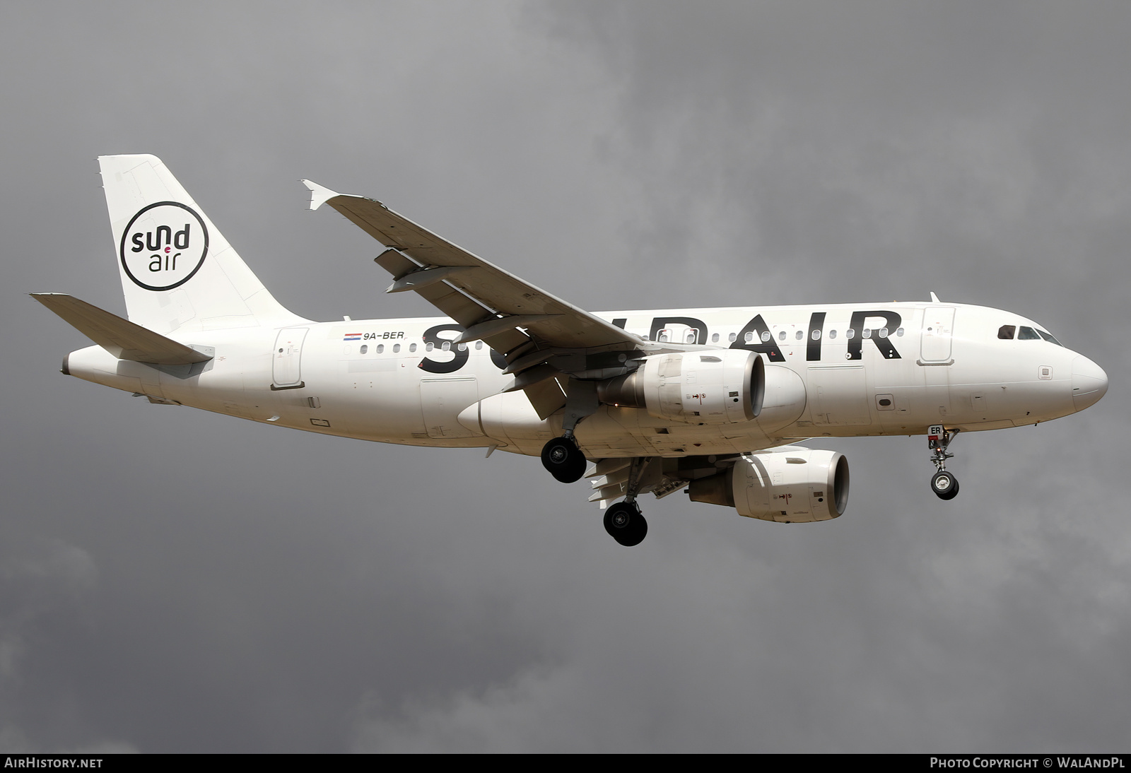 Aircraft Photo of 9A-BER | Airbus A319-112 | Sundair | AirHistory.net #551584