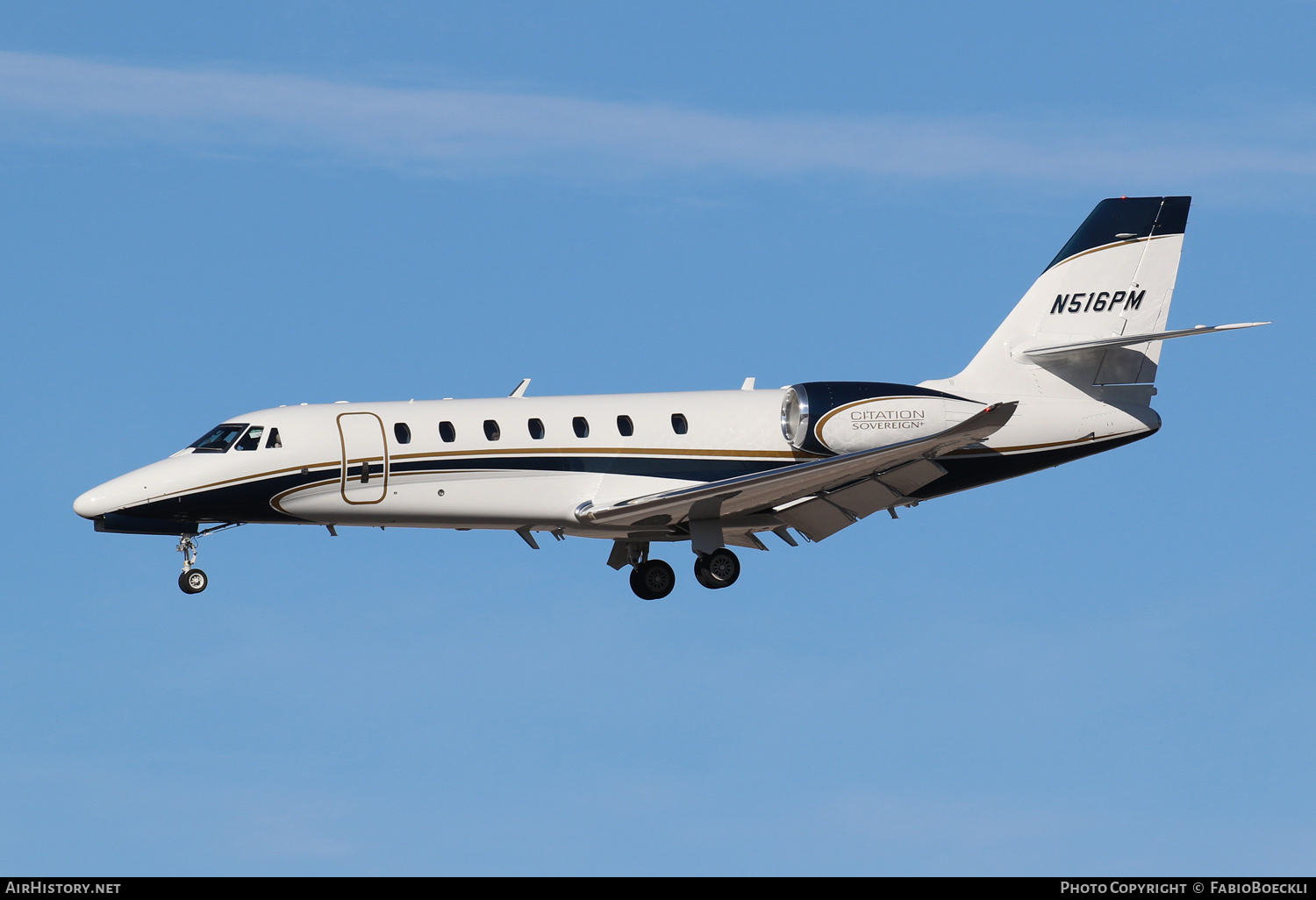 Aircraft Photo of N516PM | Cessna 680 Citation Sovereign+ | AirHistory.net #551589