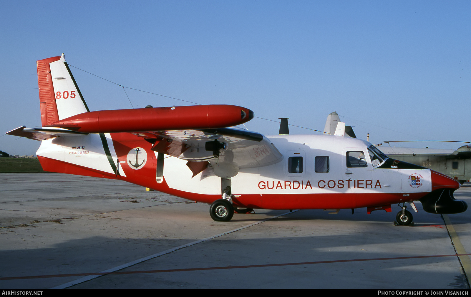 Aircraft Photo of MM25163 | Piaggio P-166DL-3 | Italy - Guardia Costiera | AirHistory.net #551606