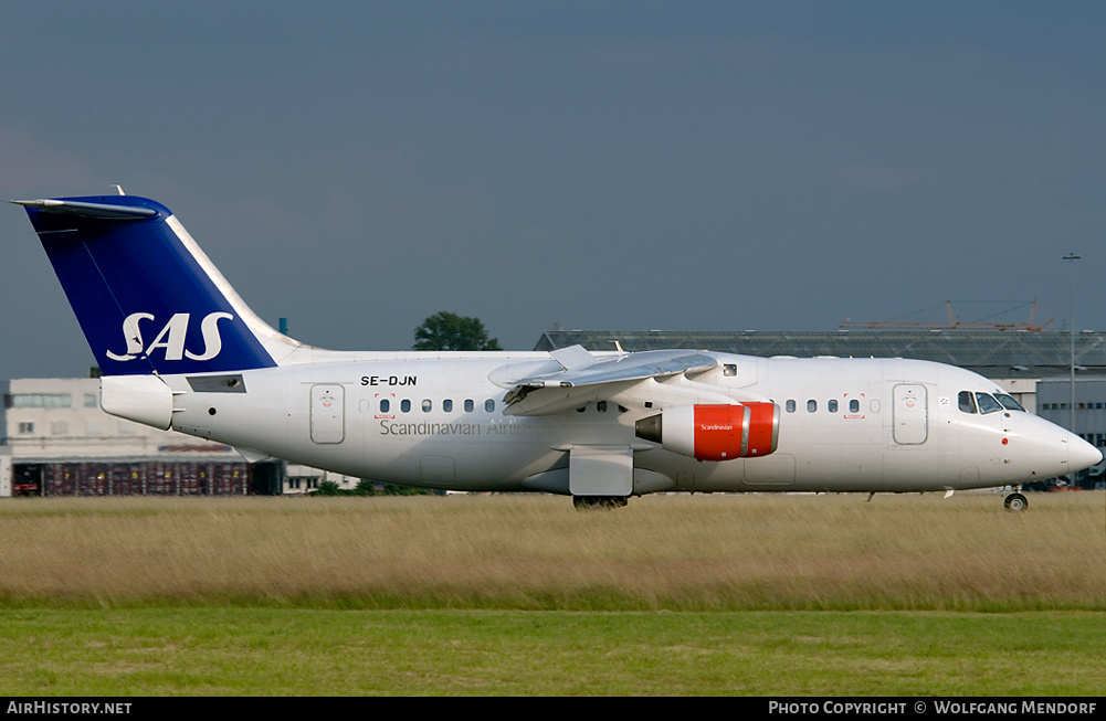 Aircraft Photo of SE-DJN | British Aerospace Avro 146-RJ85 | Scandinavian Airlines - SAS | AirHistory.net #551646