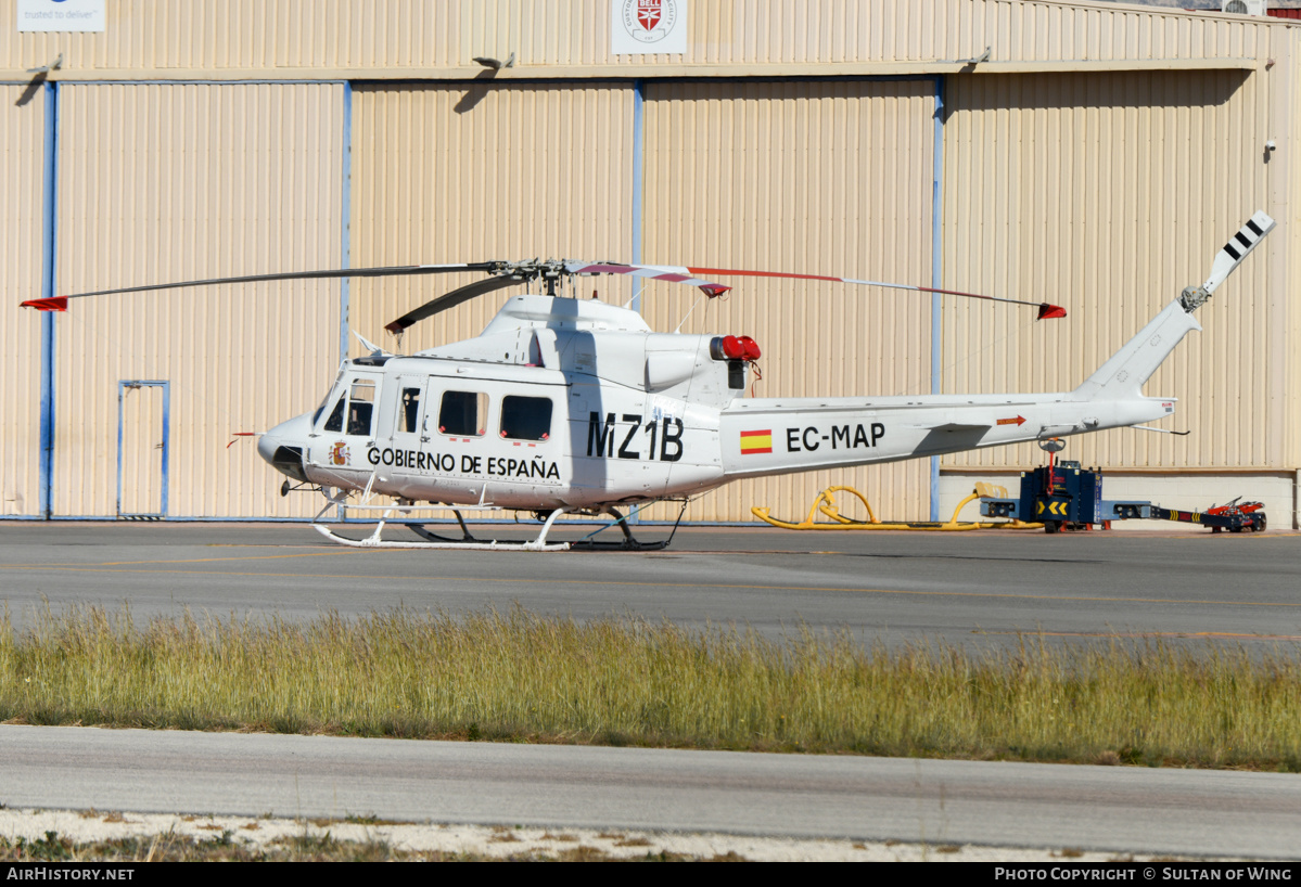 Aircraft Photo of EC-MAP | Bell 412 | Gobierno de España | AirHistory.net #551669