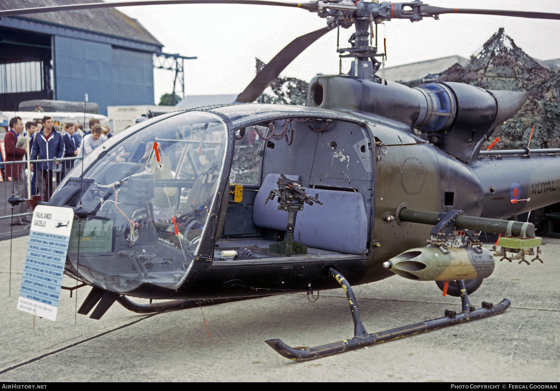 Aircraft Photo of XX412 | Aerospatiale SA-341B Gazelle AH1 | UK - Marines | AirHistory.net #551672