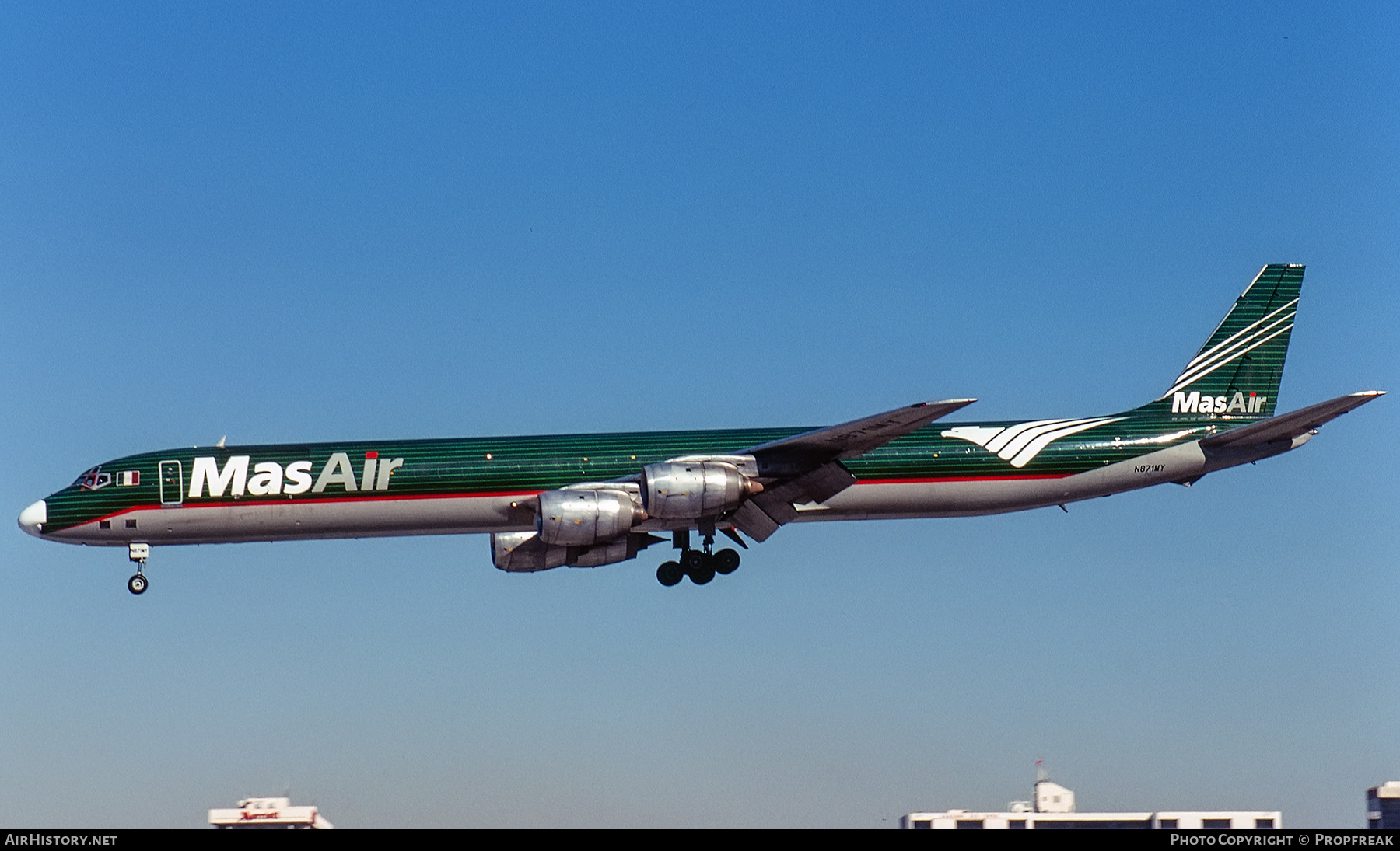 Aircraft Photo of N871MY | McDonnell Douglas DC-8-71(F) | MasAir | AirHistory.net #551691
