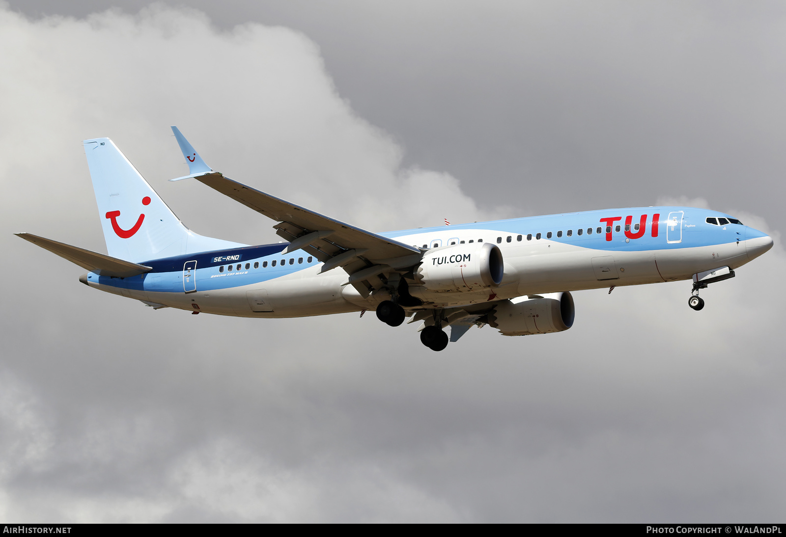 Aircraft Photo of SE-RND | Boeing 737-8 Max 8 | TUI | AirHistory.net #551694