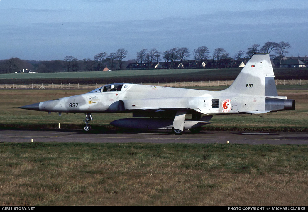 Aircraft Photo of 837 | Northrop F-5E Tiger II | Singapore - Air Force | AirHistory.net #551702