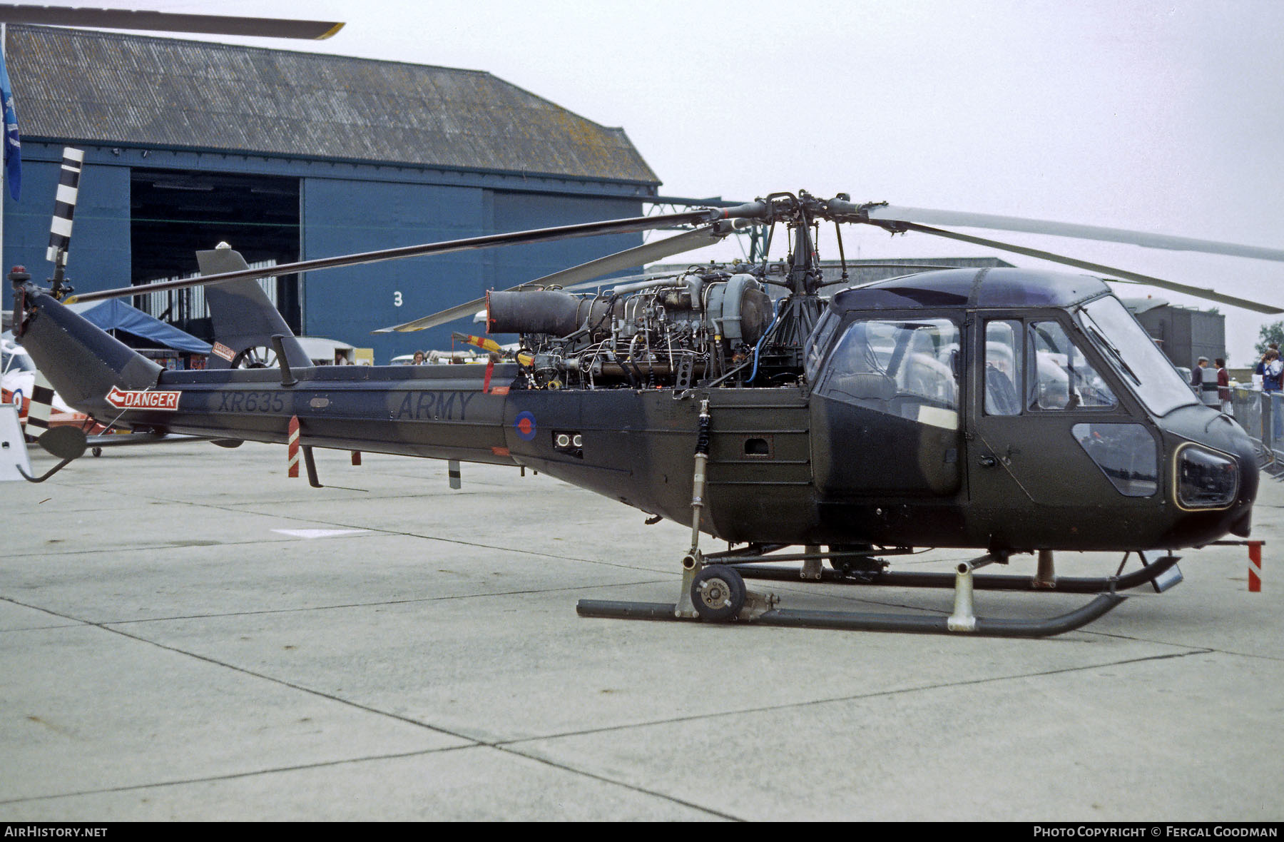 Aircraft Photo of XR635 | Westland Scout AH1 (P-531-2) | UK - Army | AirHistory.net #551721