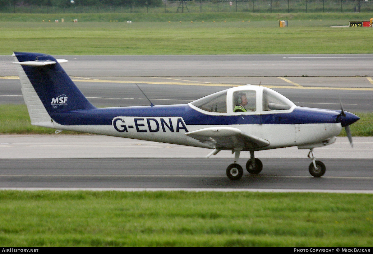 Aircraft Photo of G-EDNA | Piper PA-38-112 Tomahawk | MSF - Manchester School of Flying | AirHistory.net #551741