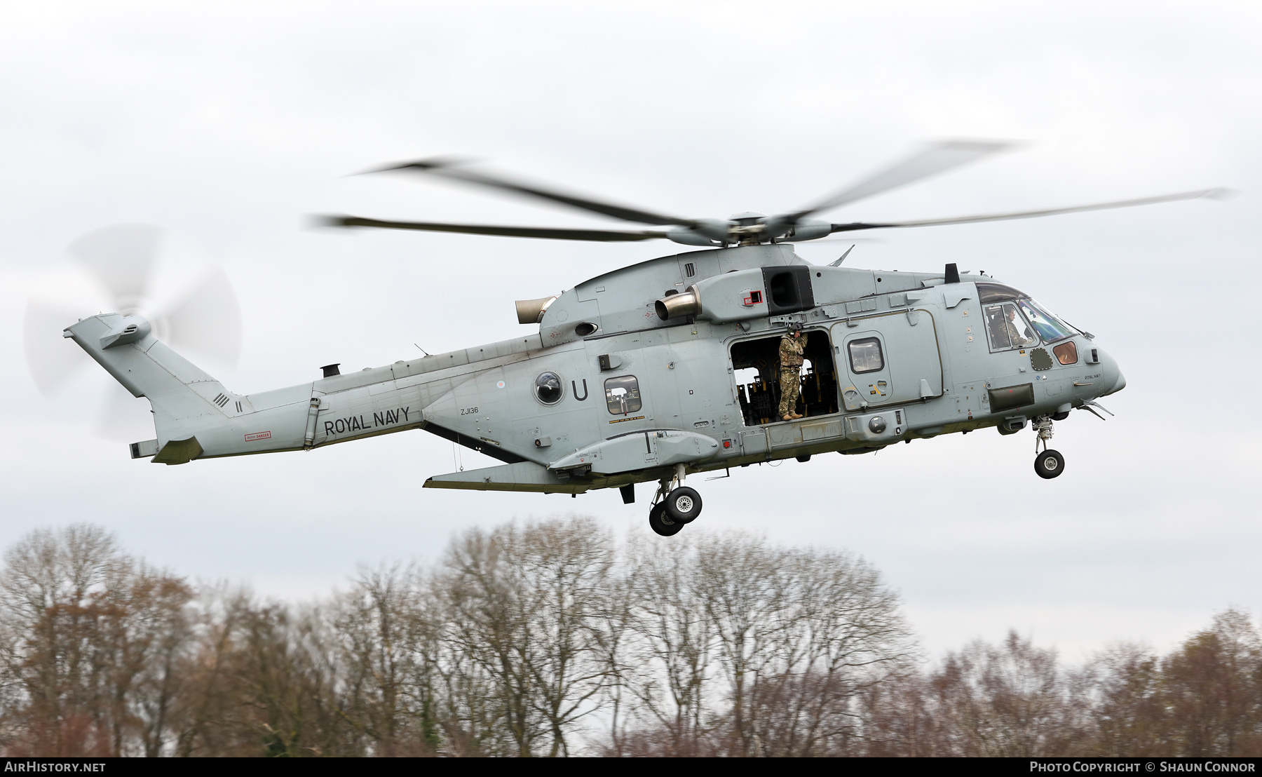 Aircraft Photo of ZJ136 | EHI EH101-411 Merlin HC4 | UK - Navy | AirHistory.net #551742