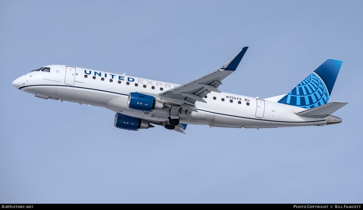 Aircraft Photo of N755YX | Embraer 175LR (ERJ-170-200LR) | United Express | AirHistory.net #551744