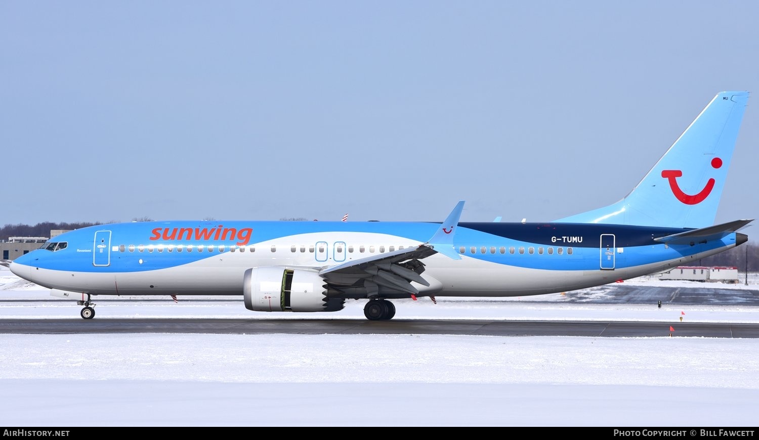 Aircraft Photo of G-TUMU | Boeing 737-8 Max 8 | Sunwing Airlines | AirHistory.net #551745