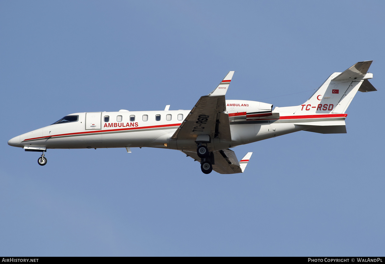 Aircraft Photo of TC-RSD | Learjet 45 | Redstar Aviation | AirHistory.net #551750
