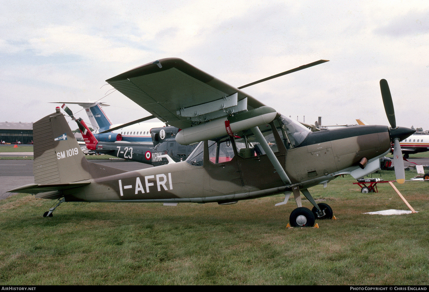 Aircraft Photo of I-AFRI | SIAI-Marchetti SM-1019B | SIAI-Marchetti | AirHistory.net #551778