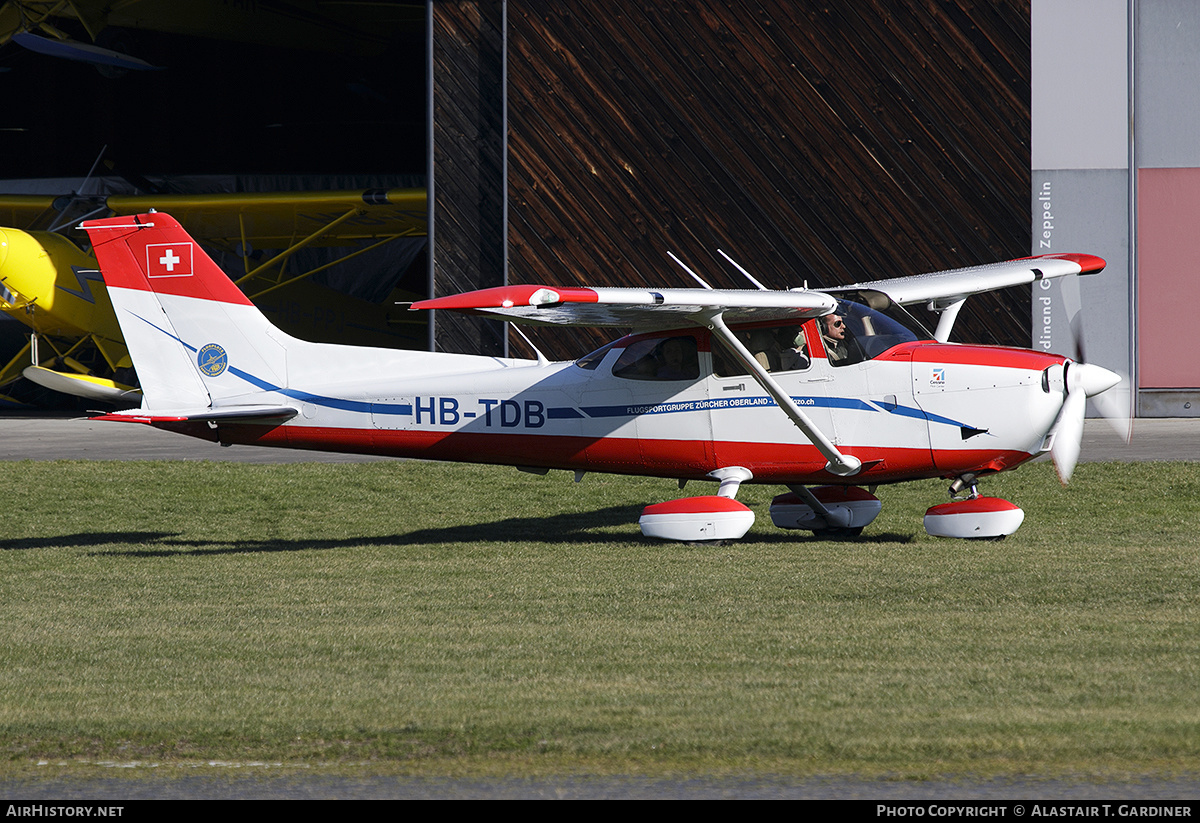 Aircraft Photo of HB-TDB | Cessna 172S Skyhawk SP | FGZO - Flugsportgruppe Zürcher Oberland | AirHistory.net #551812