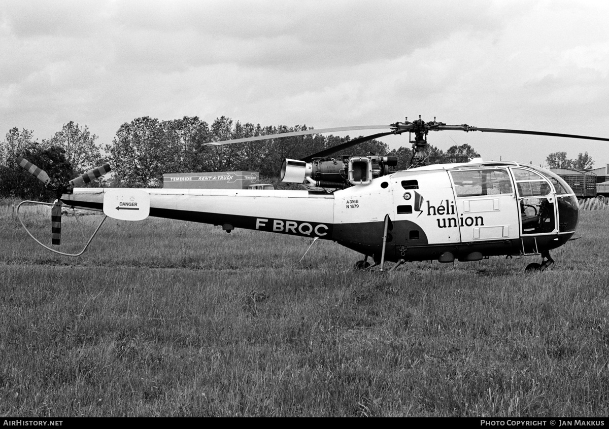 Aircraft Photo of F-BRQC | Aerospatiale SA-316B Alouette III | Héli-Union | AirHistory.net #551815