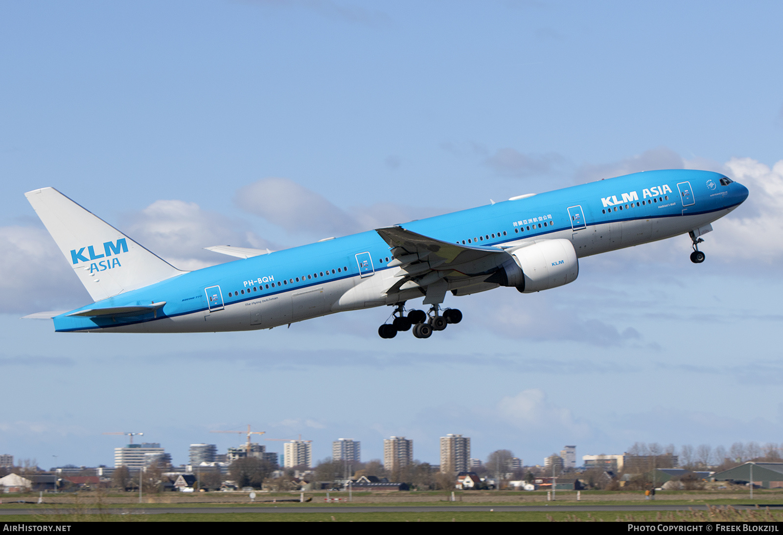 Aircraft Photo of PH-BQH | Boeing 777-206/ER | KLM Asia | AirHistory.net #551823