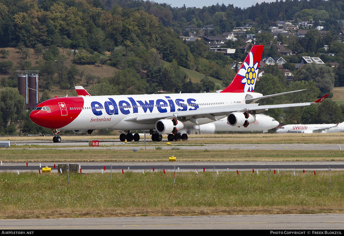 Aircraft Photo of HB-JME | Airbus A340-313X | Edelweiss Air | AirHistory.net #551840