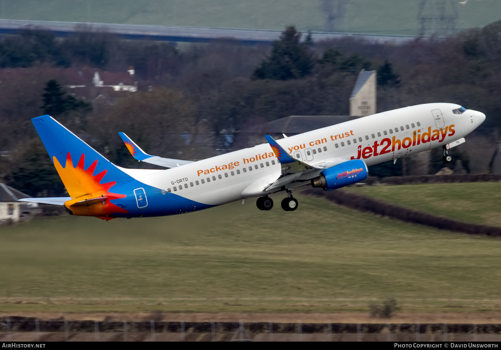 Aircraft Photo of G-DRTD | Boeing 737-808 | Jet2 Holidays | AirHistory.net #551854
