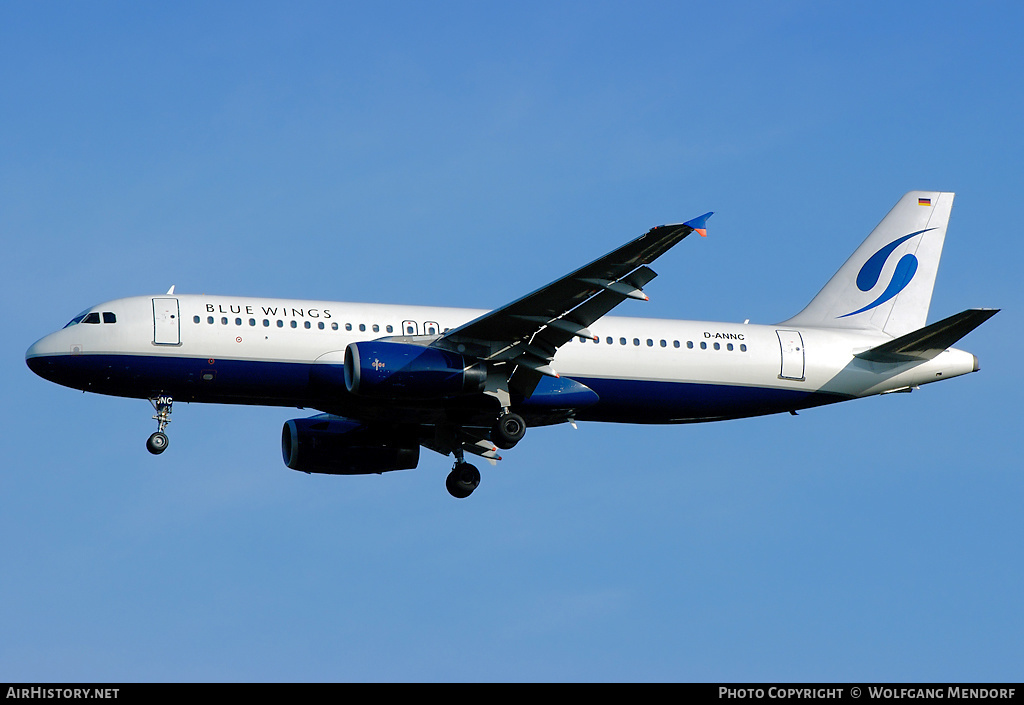 Aircraft Photo of D-ANNC | Airbus A320-232 | Blue Wings | AirHistory.net #551858