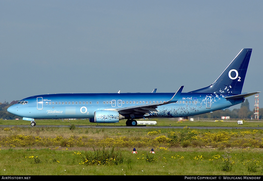 Aircraft Photo of OK-TVC | Boeing 737-86Q | Travel Service | AirHistory.net #551876