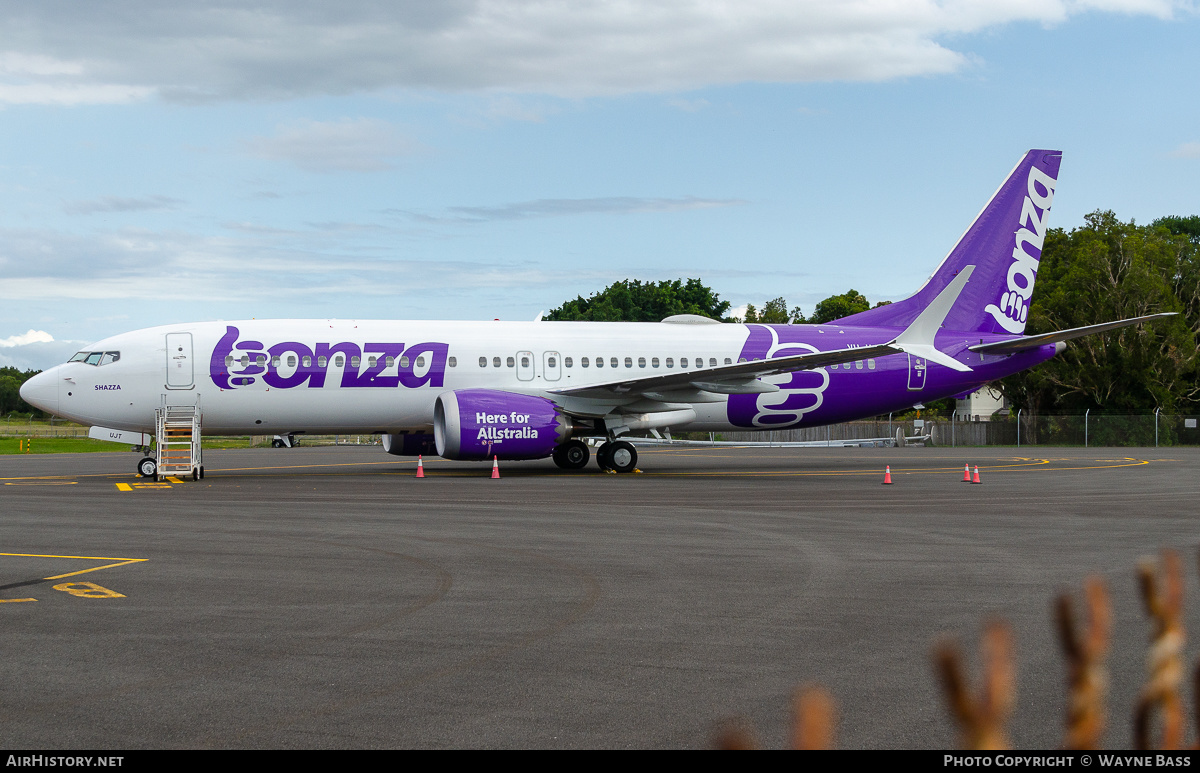 Aircraft Photo of VH-UJT | Boeing 737-8 Max 8 | Bonza Aviation | AirHistory.net #551891