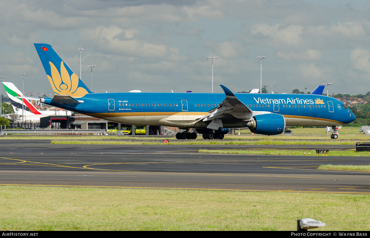 Aircraft Photo of VN-A893 | Airbus A350-941 | Vietnam Airlines | AirHistory.net #551905