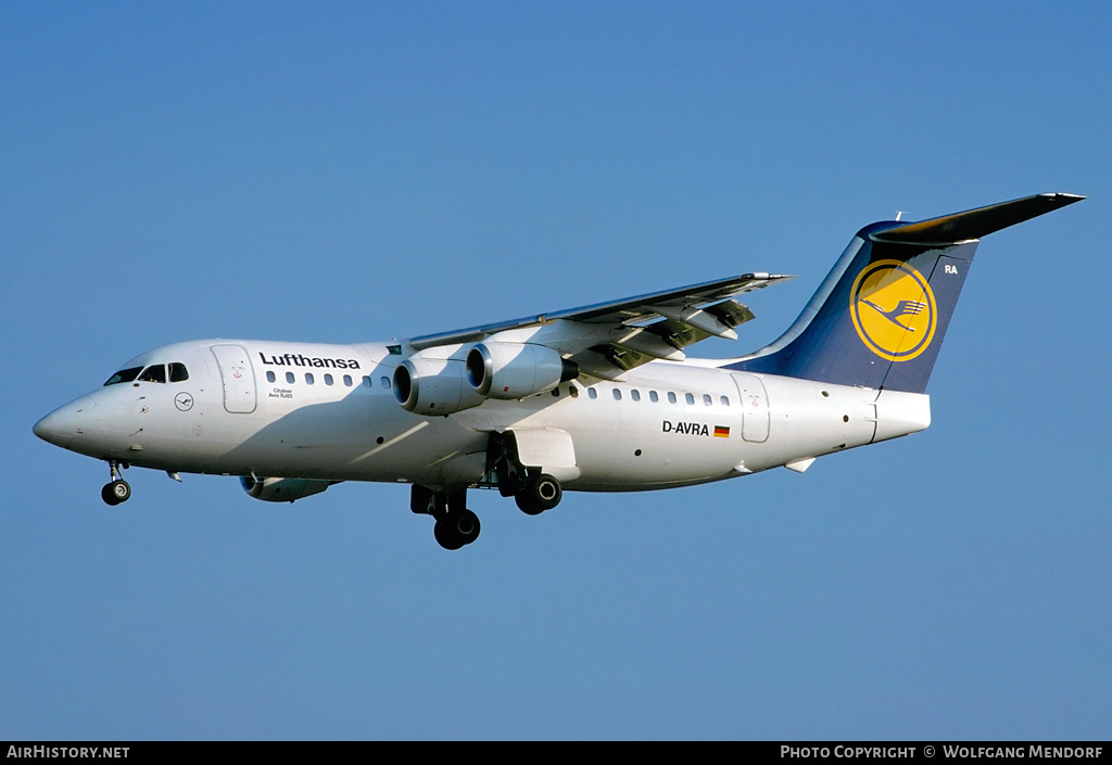 Aircraft Photo of D-AVRA | British Aerospace Avro 146-RJ85 | Lufthansa | AirHistory.net #551909