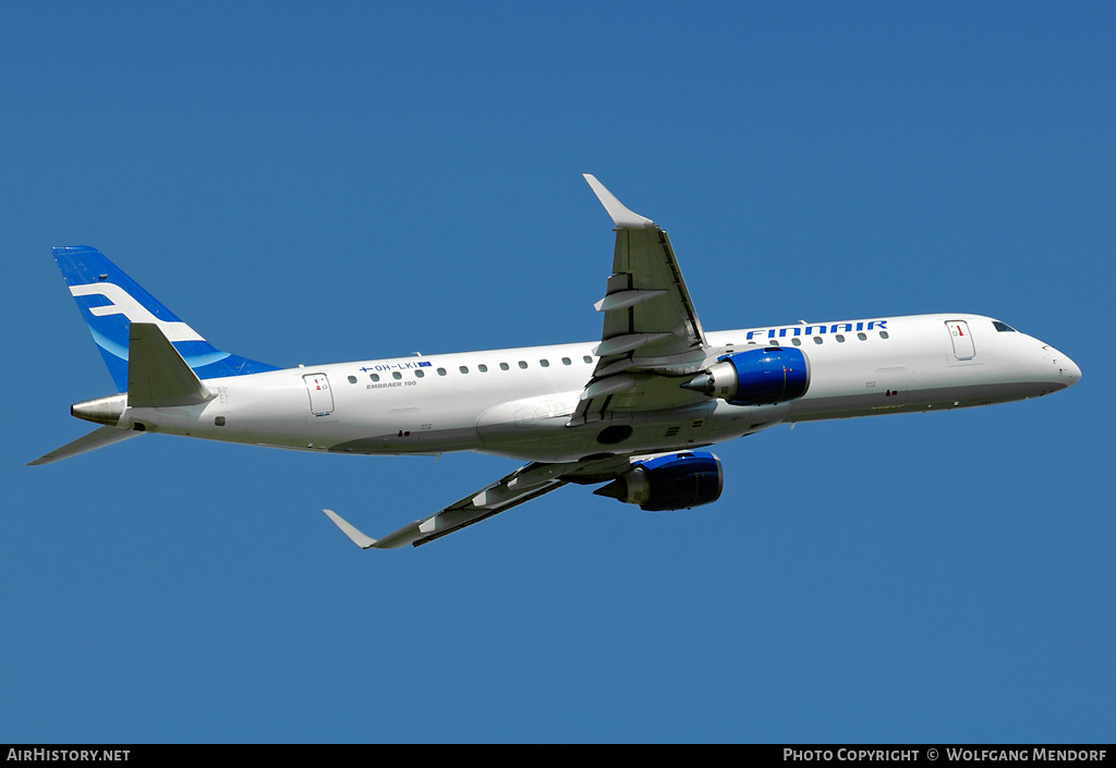 Aircraft Photo of OH-LKI | Embraer 190LR (ERJ-190-100LR) | Finnair | AirHistory.net #551914