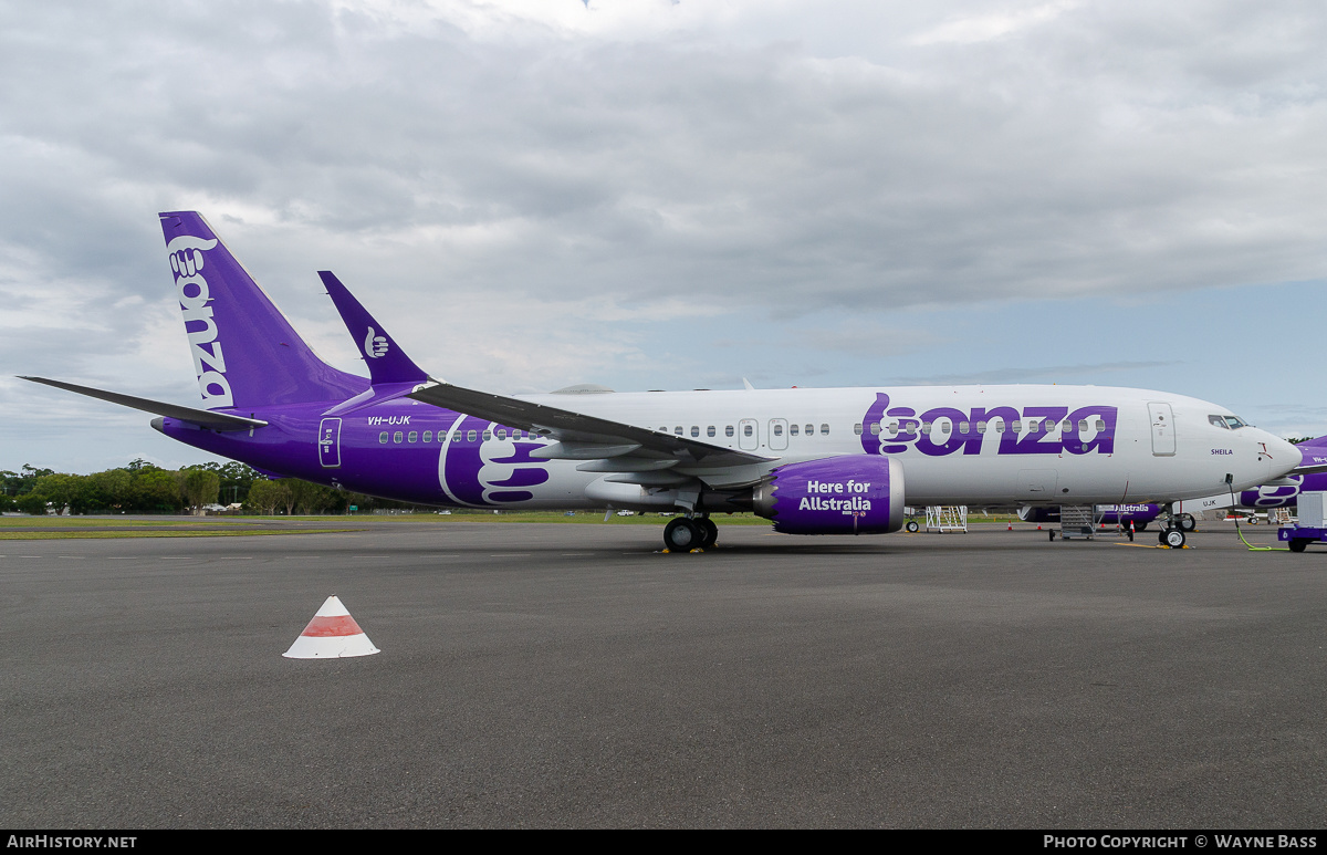 Aircraft Photo of VH-UJK | Boeing 737-8 Max 8 | Bonza Aviation | AirHistory.net #551917
