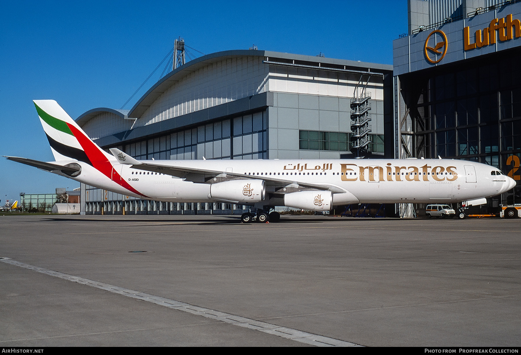 Aircraft Photo of D-ASID | Airbus A340-313 | Emirates | AirHistory.net #551930