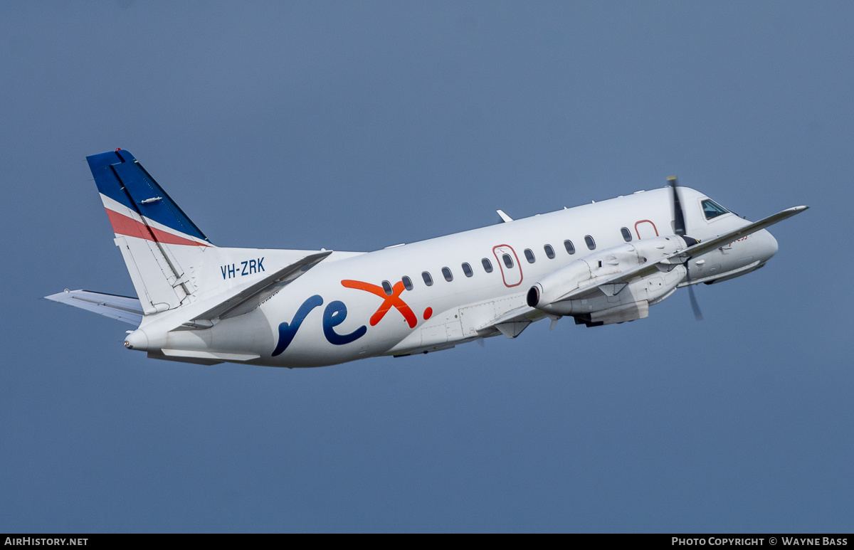 Aircraft Photo of VH-ZRK | Saab 340B | REX - Regional Express | AirHistory.net #551933