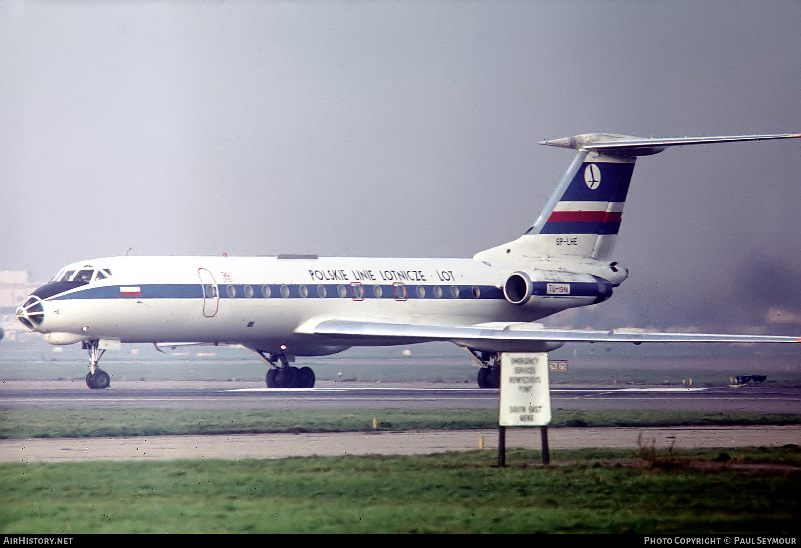 Aircraft Photo of SP-LHE | Tupolev Tu-134A | LOT Polish Airlines - Polskie Linie Lotnicze | AirHistory.net #551944