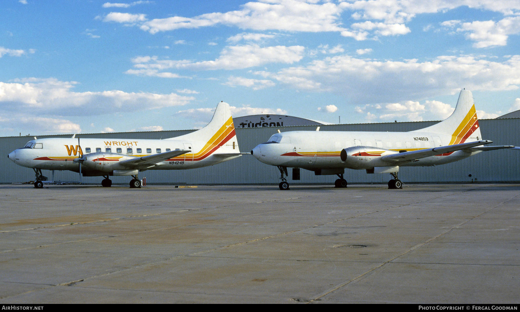 Aircraft Photo of N94249 | Convair 600 | Wright Air Lines | AirHistory.net #551973