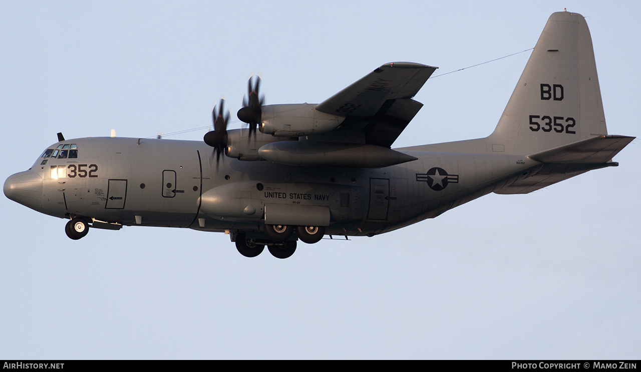 Aircraft Photo of 165352 / 5352 | Lockheed Martin KC-130T Hercules (L-382) | USA - Navy | AirHistory.net #551985