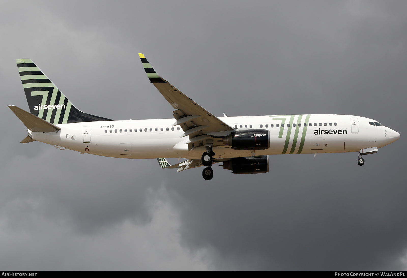 Aircraft Photo of OY-ASD | Boeing 737-8FZ | Airseven | AirHistory.net #551994