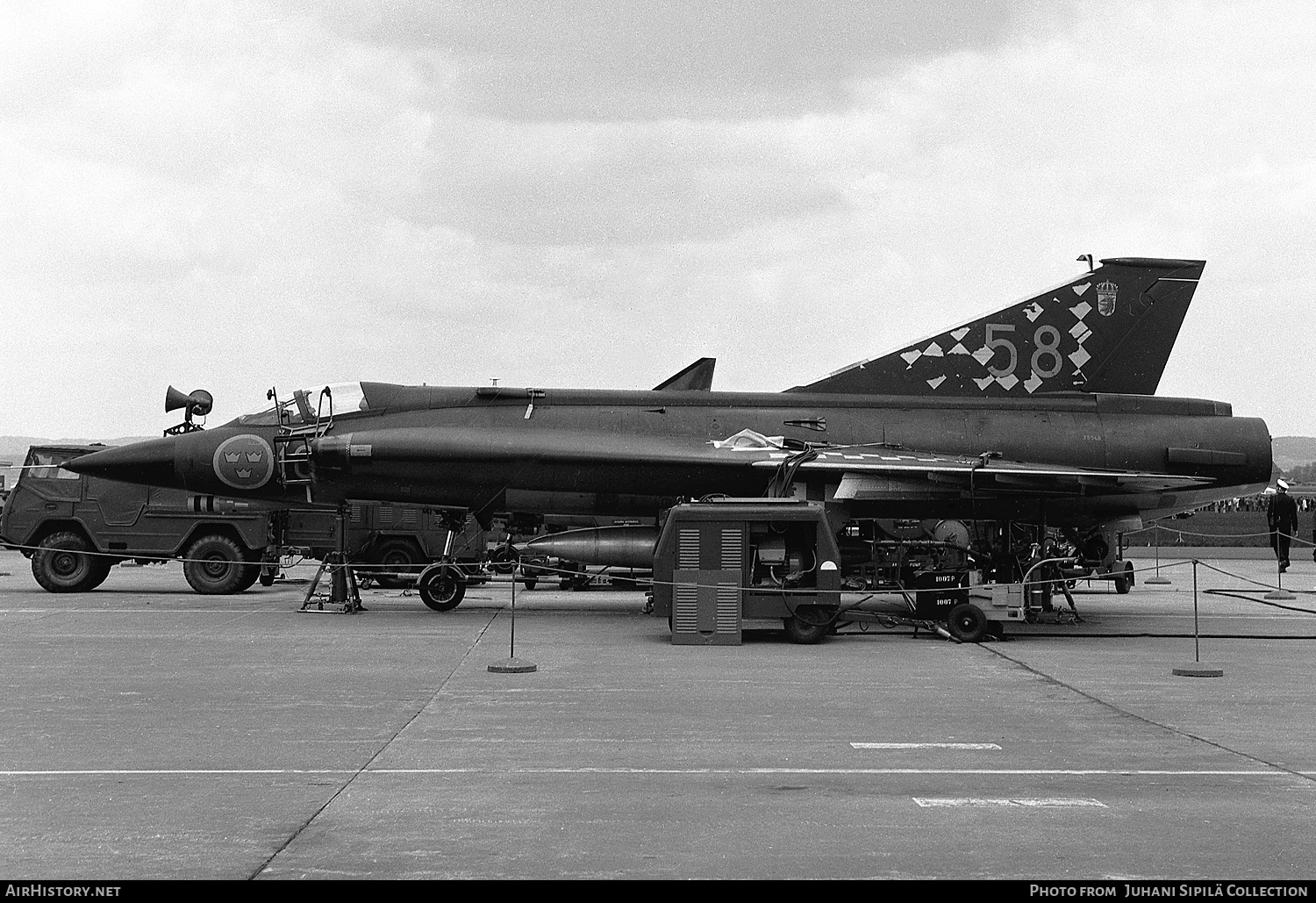 Aircraft Photo of 35358 | Saab J35F-2 Draken | Sweden - Air Force | AirHistory.net #552006