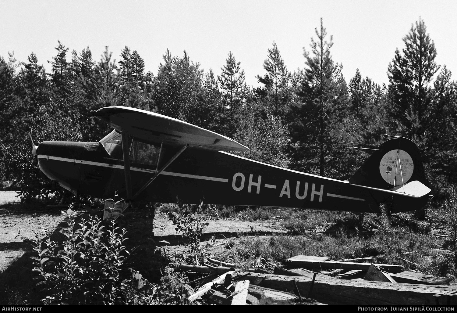Aircraft Photo of OH-AUH | Taylorcraft Plus D | AirHistory.net #552007
