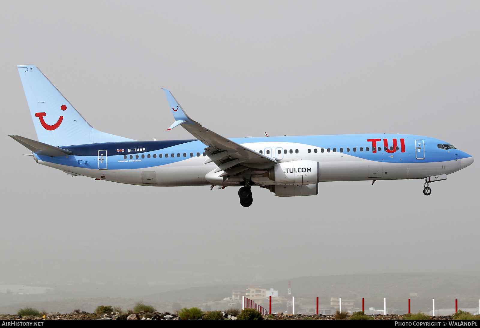 Aircraft Photo of G-TAWP | Boeing 737-8K5 | TUI | AirHistory.net #552017