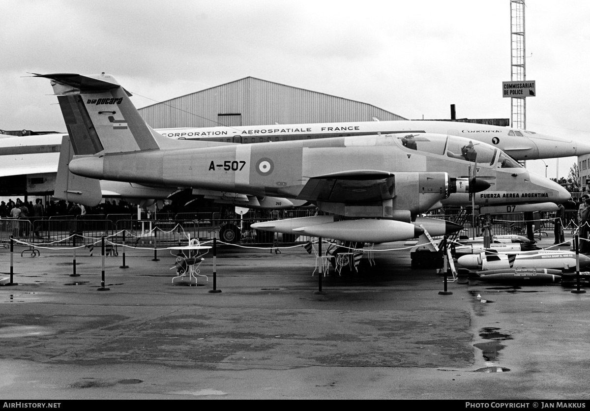Aircraft Photo of A-507 | FMA IA-58A Pucara | Argentina - Air Force | AirHistory.net #552054