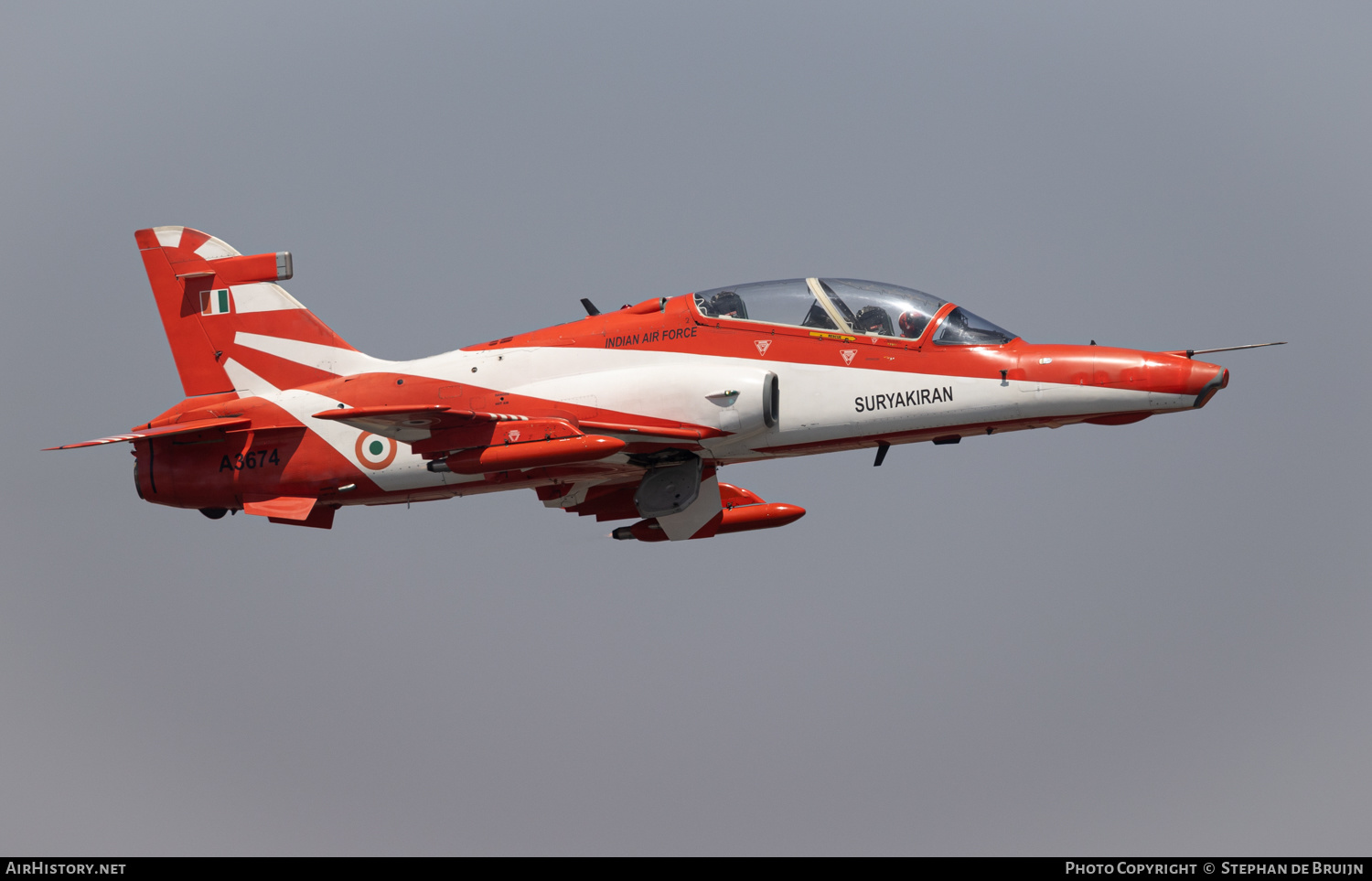 Aircraft Photo of A3674 | BAE Systems Hawk 132 | India - Air Force | AirHistory.net #552063