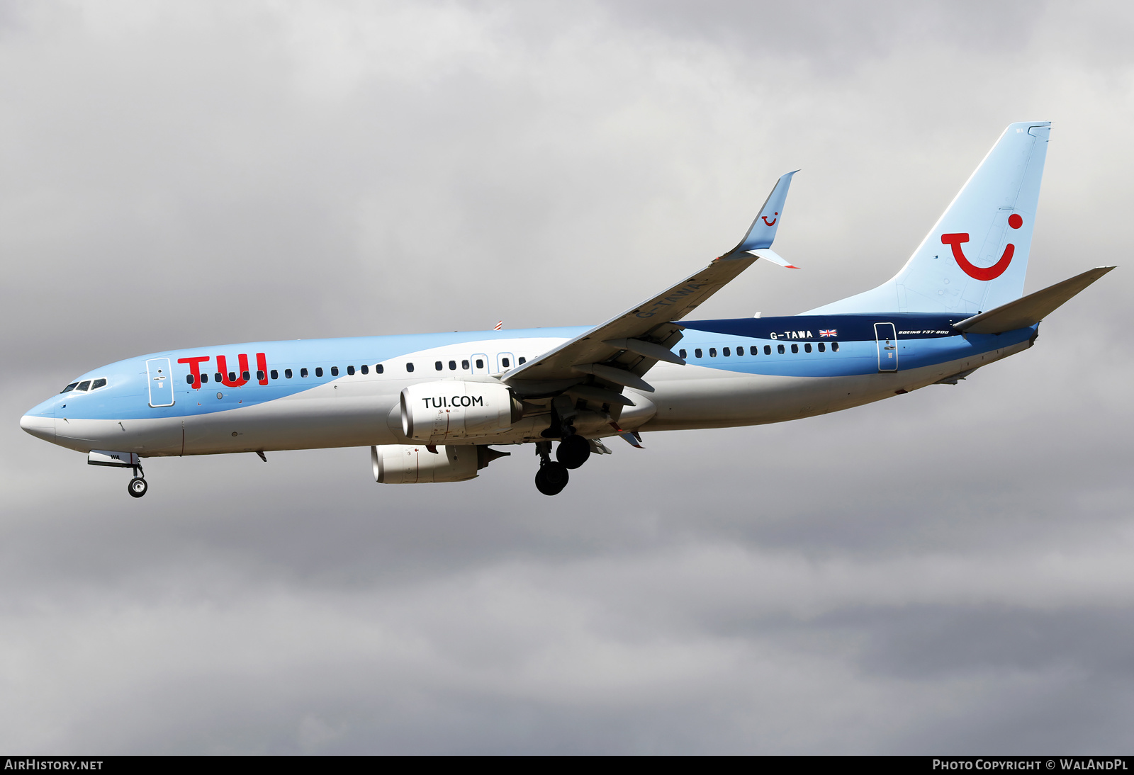Aircraft Photo of G-TAWA | Boeing 737-8K5 | TUI | AirHistory.net #552074