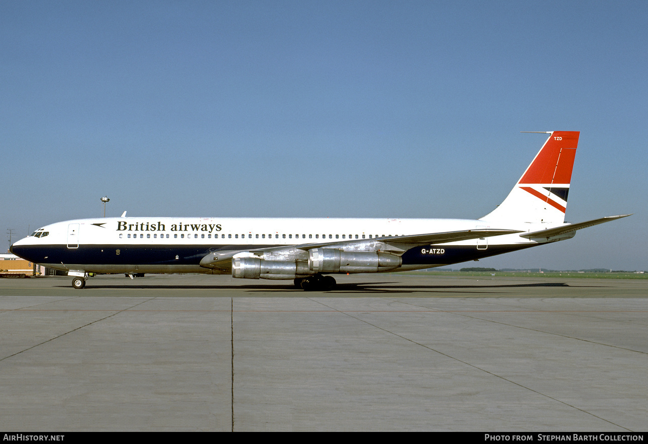 Aircraft Photo of G-ATZD | Boeing 707-365C | British Airways | AirHistory.net #552094