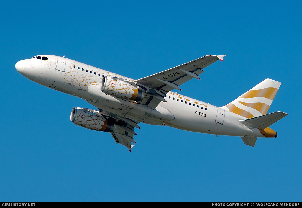 Aircraft Photo of G-EUPA | Airbus A319-131 | British Airways | AirHistory.net #552112