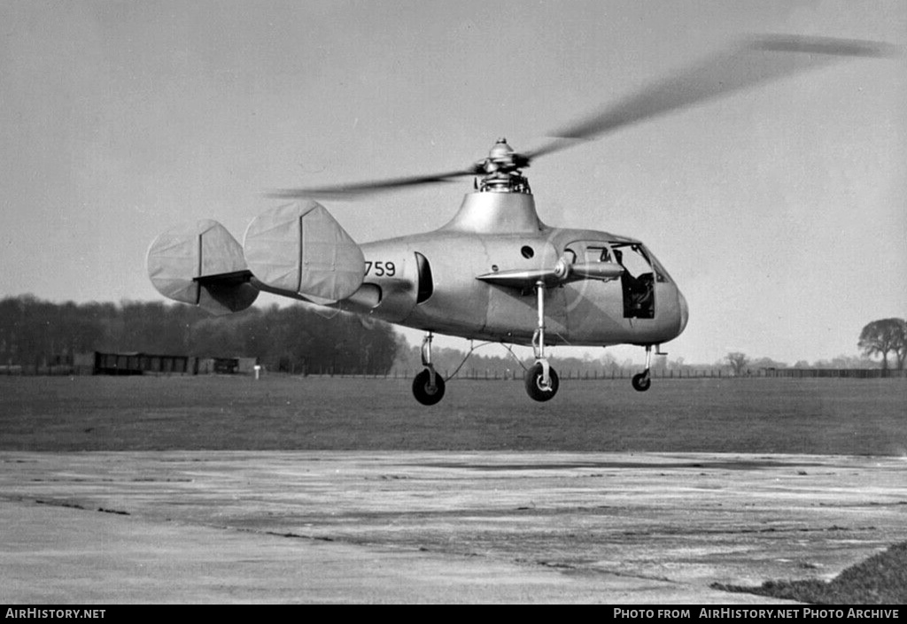 Aircraft Photo of XD759 | Fairey Jet Gyrodyne | UK - Air Force | AirHistory.net #552115