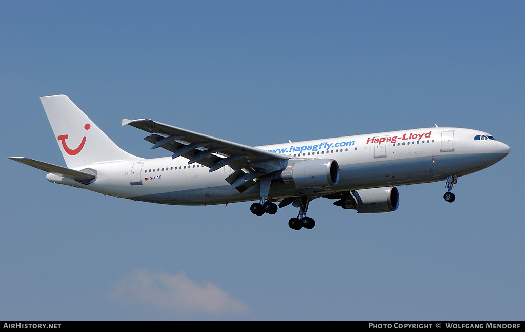 Aircraft Photo of D-AIAX | Airbus A300B4-605R | Hapag-Lloyd | AirHistory.net #552128
