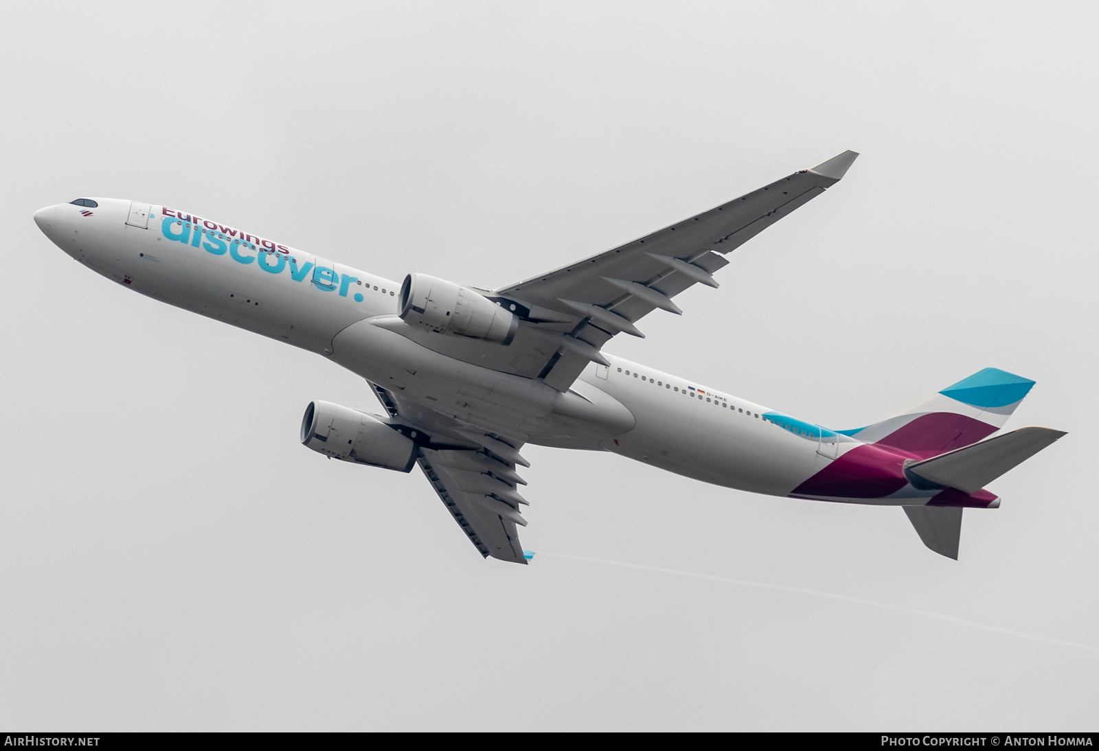 Aircraft Photo of D-AIKE | Airbus A330-343 | Eurowings Discover | AirHistory.net #552155